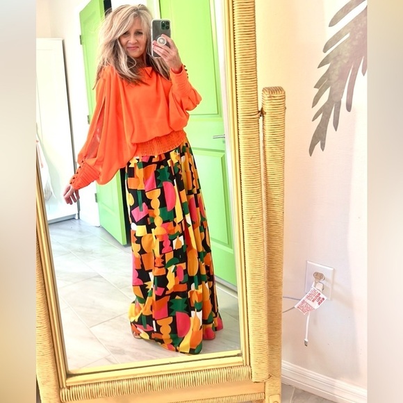 Live 4 Truth,Live Life in Color,So Cool & FUN, Elastic-Waist,Palazzo Pant,Size S - Picture 6 of 10